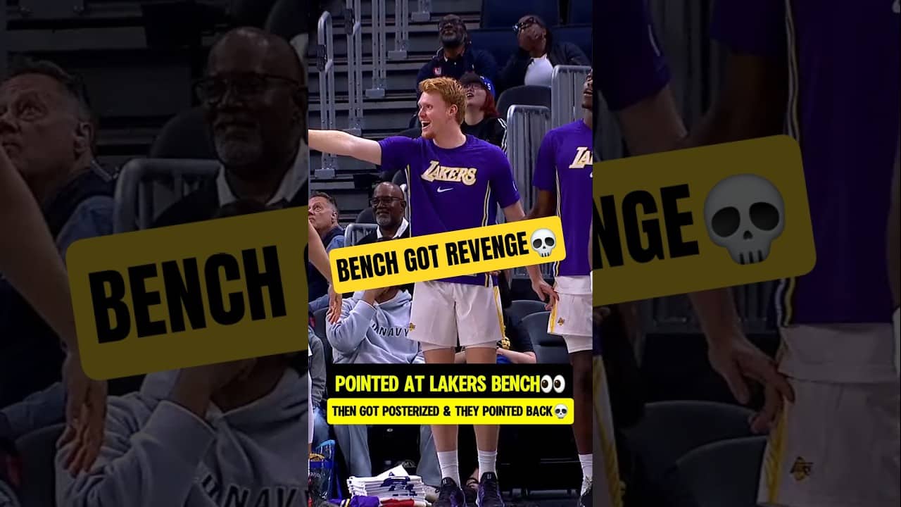 Lakers bench got their GET BACK😤
