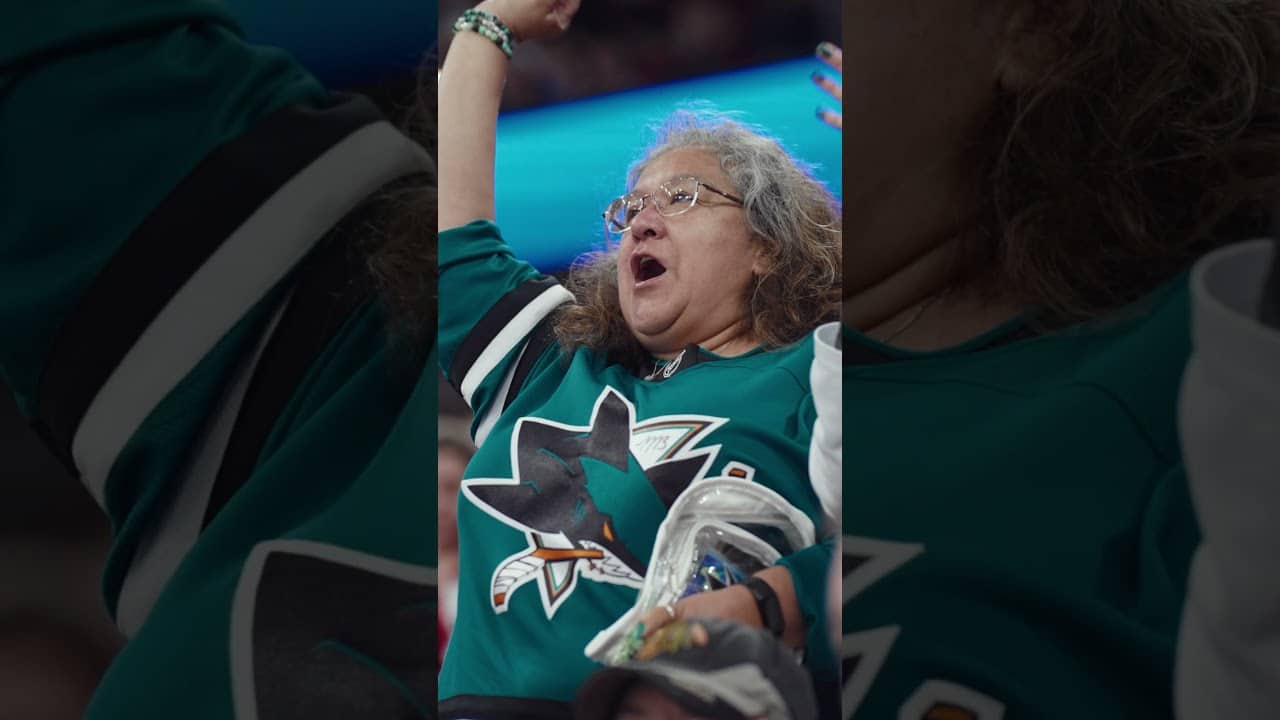 Mario Ferraro gets his seventh goal of the season!  #hockey #nhl #sharks
