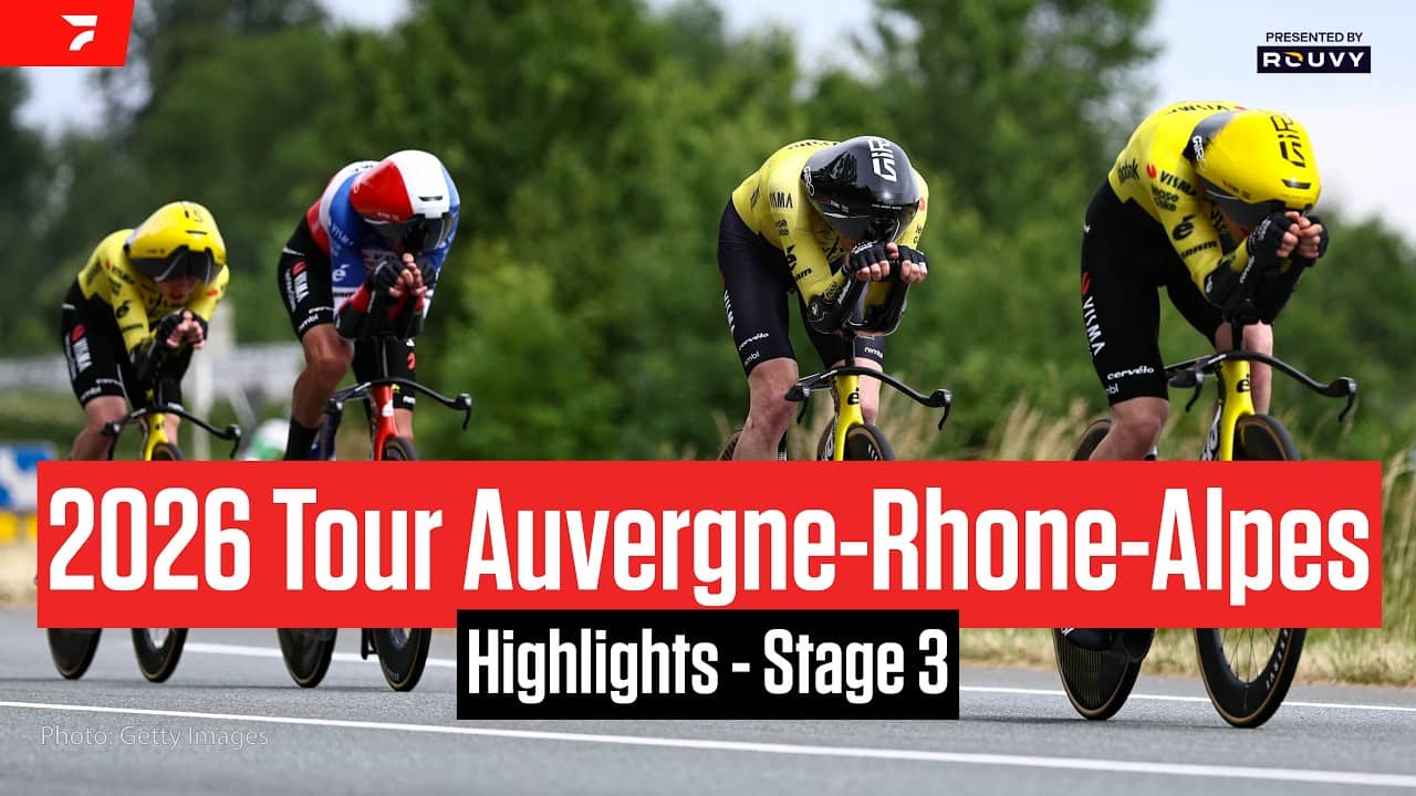 Tour Auvergne-Rhone-Alpes 2026 Stage 3 Highlights