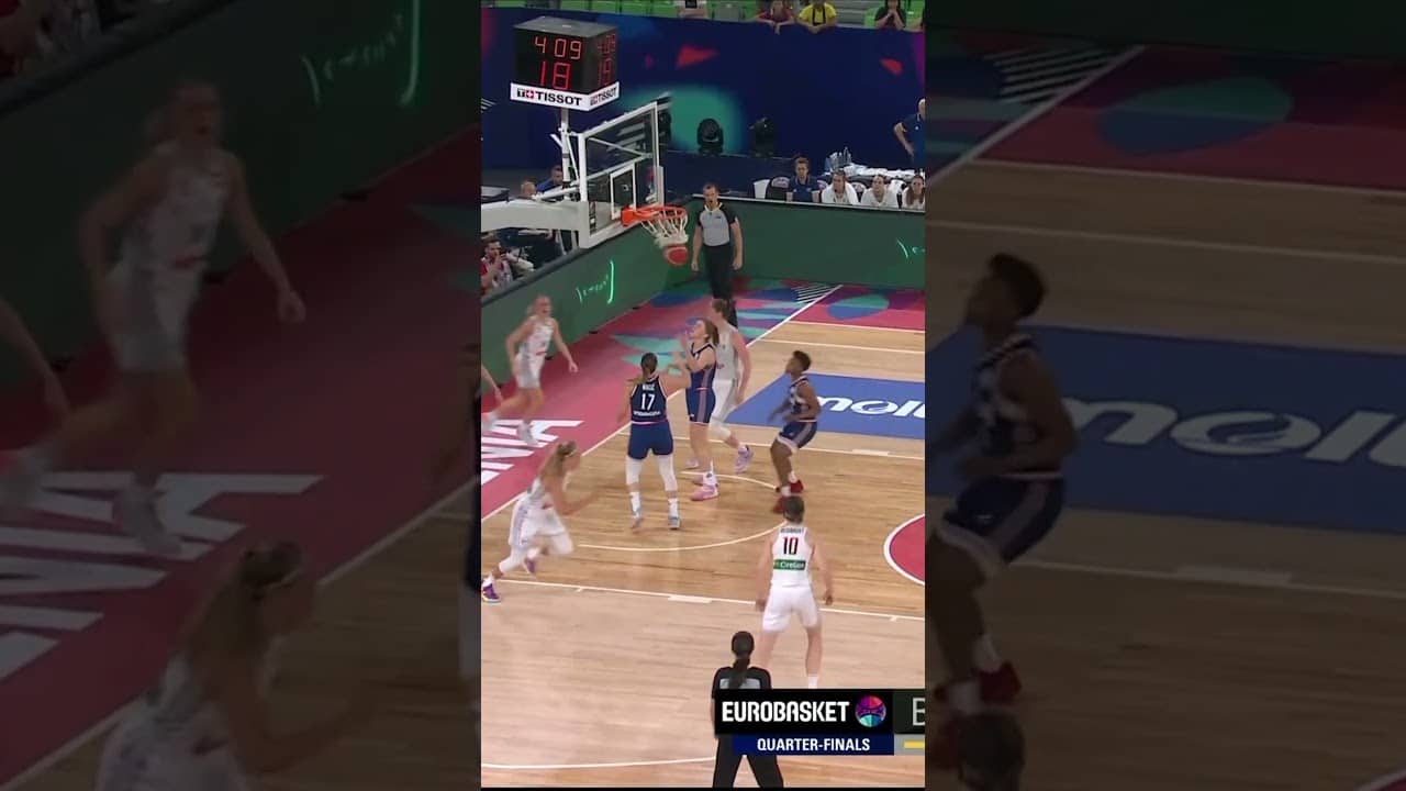 Fastest pass we’ve ever seen 🤯 #EurobasketWomen