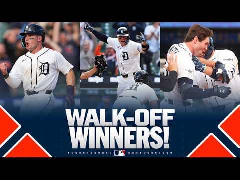Colt Keith WALKS IT OFF for Detroit! The Tigers win their 6th straight game 🐅 | MLB Highlights