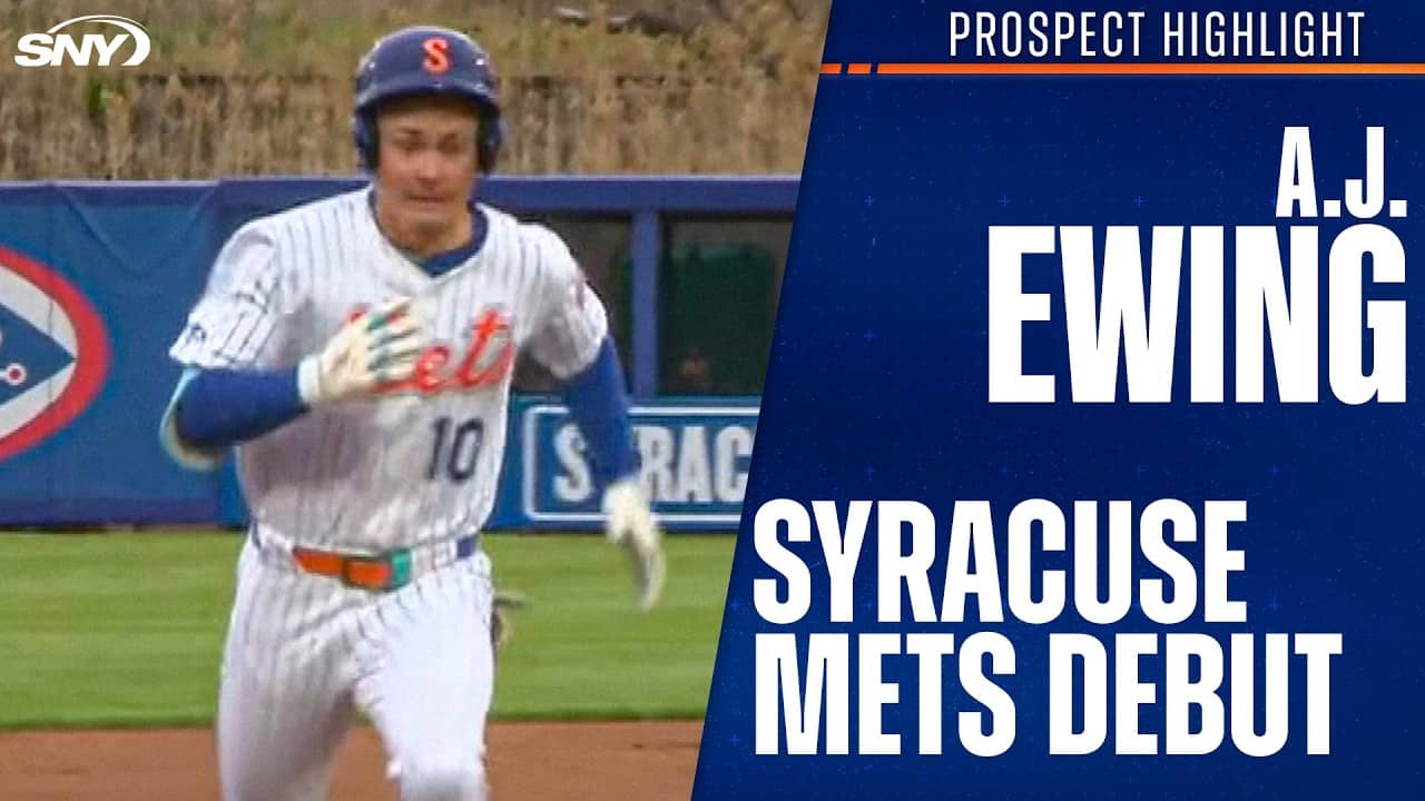 A.J. Ewing Triple-A Syracuse Debut | Mets Prospects Highlights