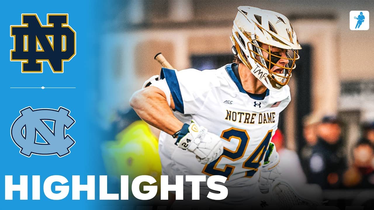 Notre Dame vs North Carolina | NCAA College Lacrosse | Highlights - April 11, 2026