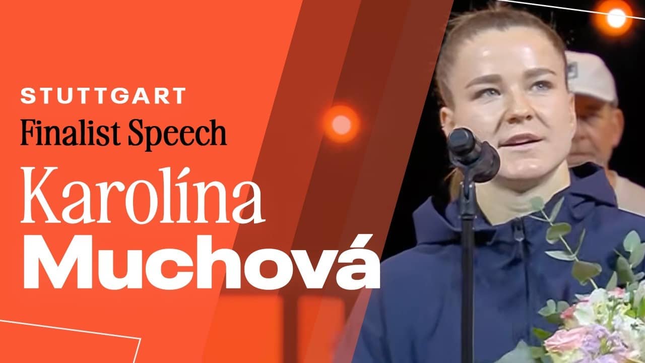 Karolina Muchova Finalist Speech | 2026 Stuttgart