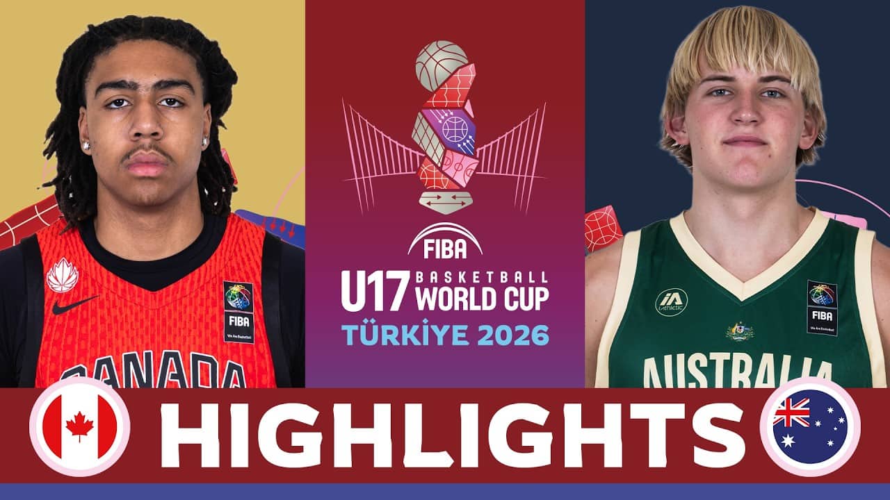 Canada 🇨🇦 vs Australia 🇦🇺 | QUARTER-FINALS HIGHLIGHTS | FIBA U17 Basketball World Cup 2026