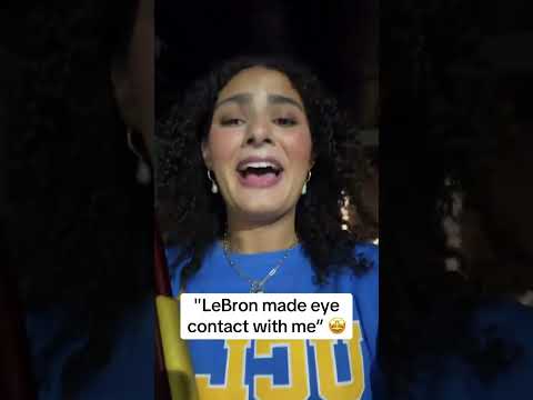 Lauren Betts after meeting LeBron 😂 (via @laurenmariebetts/IG)