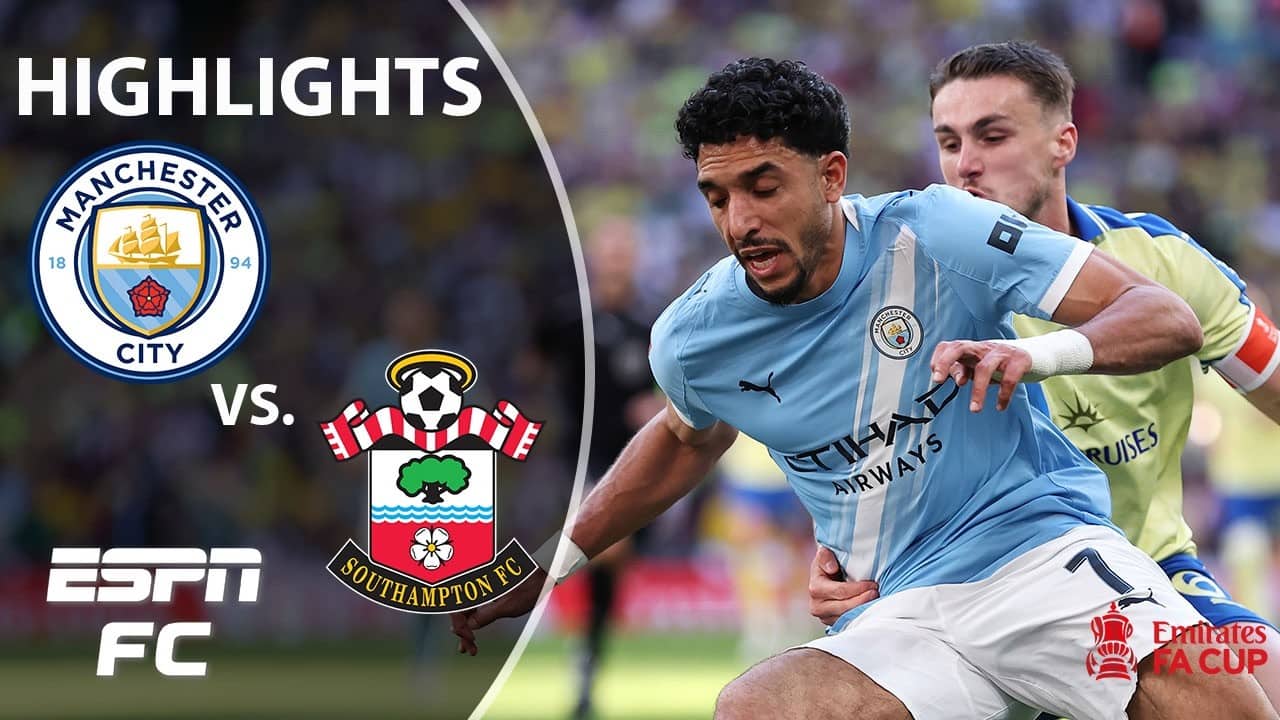 Manchester City vs. Southampton | FA Cup Semi-Finals Highlights | ESPN FC