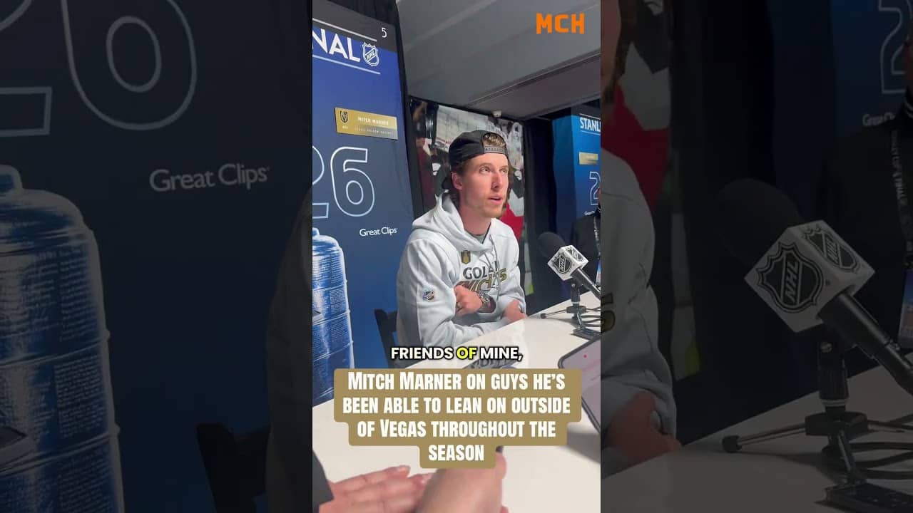 Mitch Marner on Who He's Been Able to Lean on Outside of Vegas #vegasborn