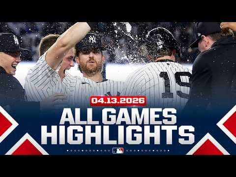 Highlights from ALL GAMES on 4/13 (NINE two-homer games, Pirates 10-run inning, MORE!)