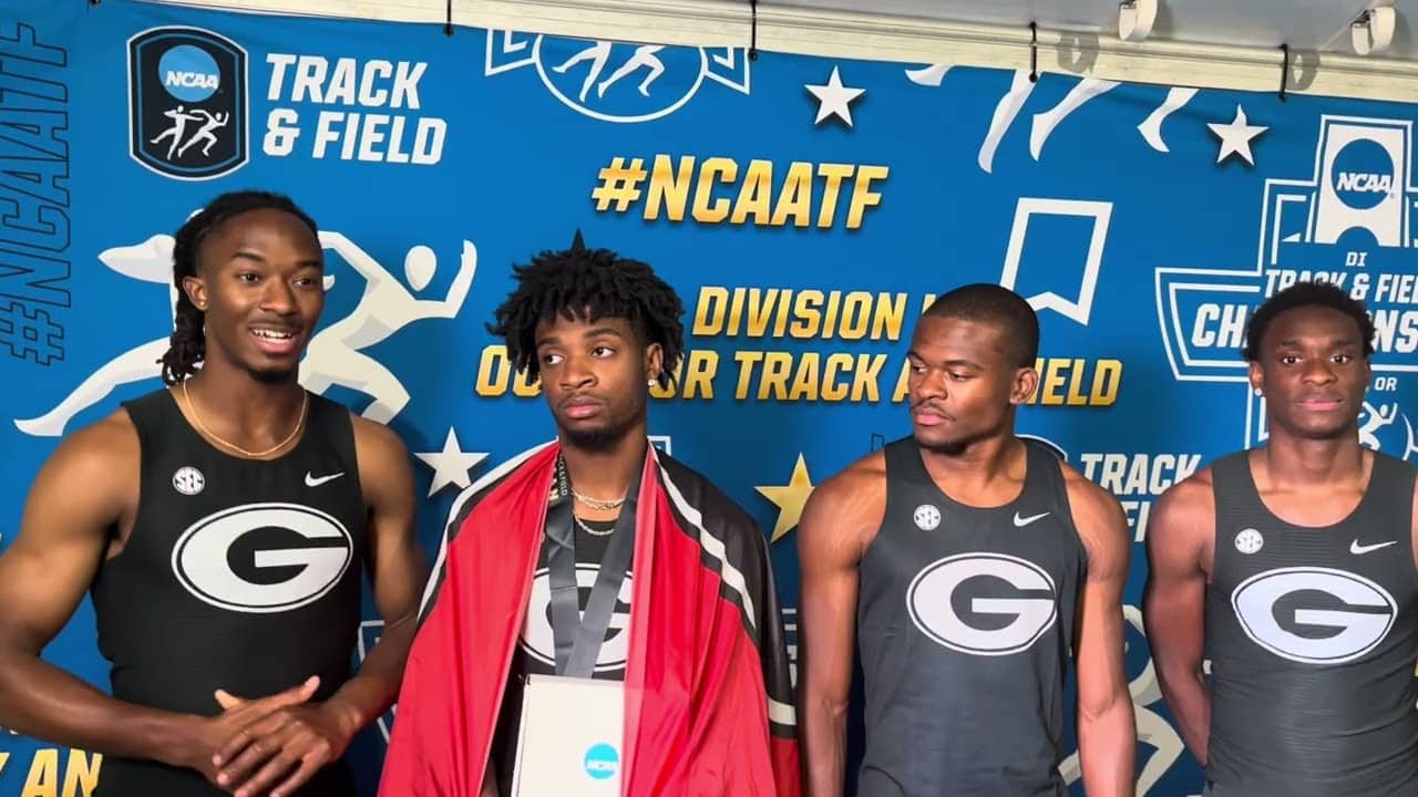 Jonathan Simms Splits 42.99 To Bring Georgia 4x400m To NCAA Championship In 2:57.93