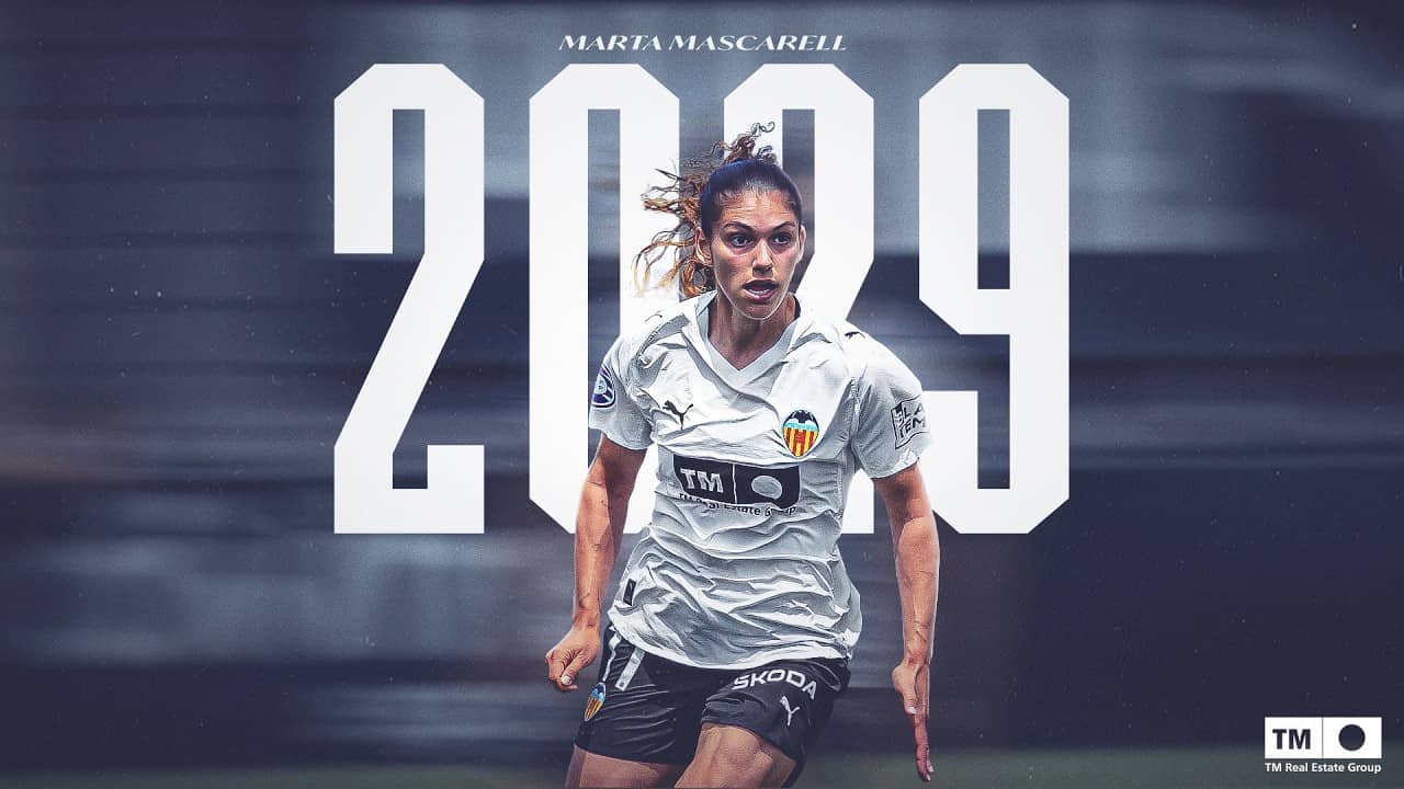 ENTREVISTA A MARTA MASCARELL TRAS SU RENOVACIÓN CON EL VALENCIA CF FEMENINO HASTA 2029