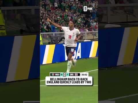 HEY JUDE! England takes a 1-0 lead in Mexico City courtesy of the Jude Bellingham header!