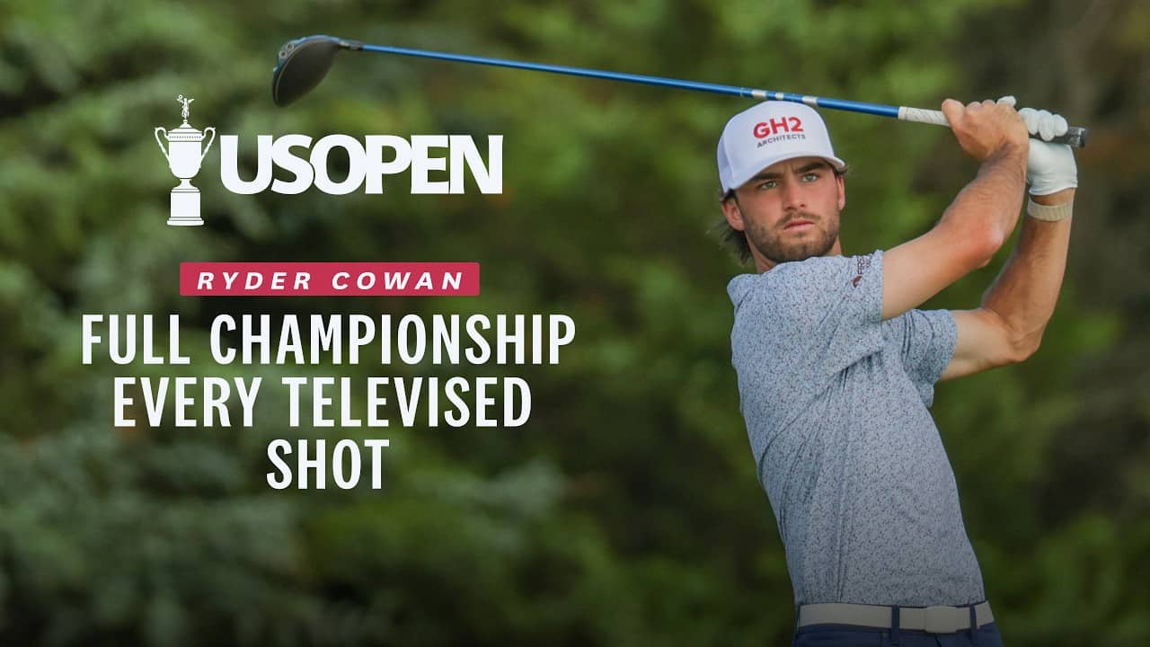 Ryder Cowan, Low Amateur | Every Televised Shot: 2026 U.S. Open Highlights