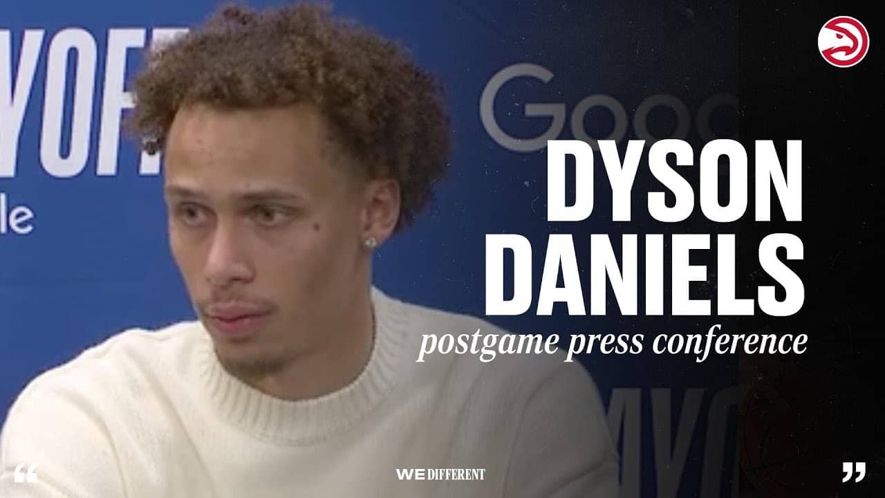 Hawks vs. Knicks Game 5 Postgame Press Conference: Dyson Daniels