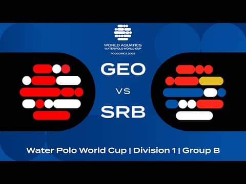 LIVE | Georgia vs Serbia | Water Polo World Cup 2023 | Group B
