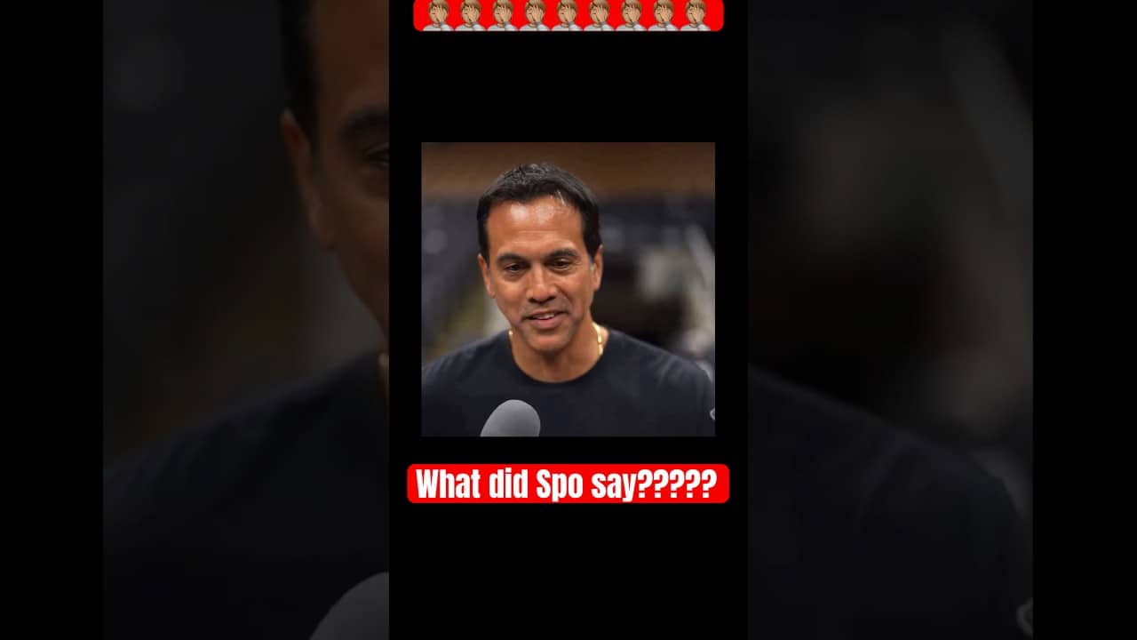 What did Erik Spoelstra just say? #nba #shorts #fyp #trending