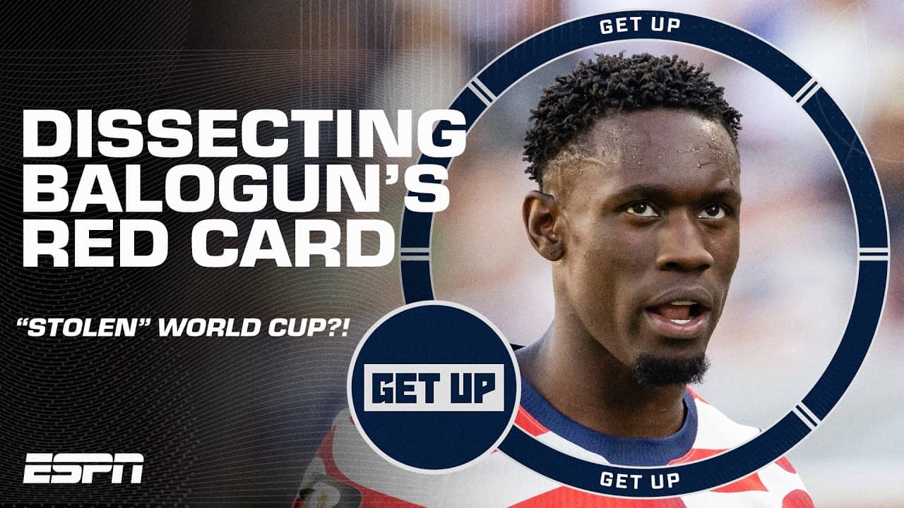 Could the World Cup be STOLEN from the USMNT with Folarin Balogun's red card?! 😨 | Get Up