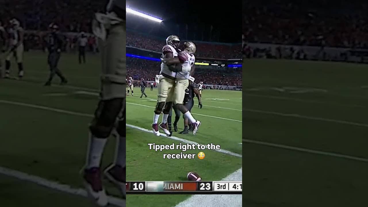 That was close 😅 #floridastateseminoles #accfootball #collegefootball