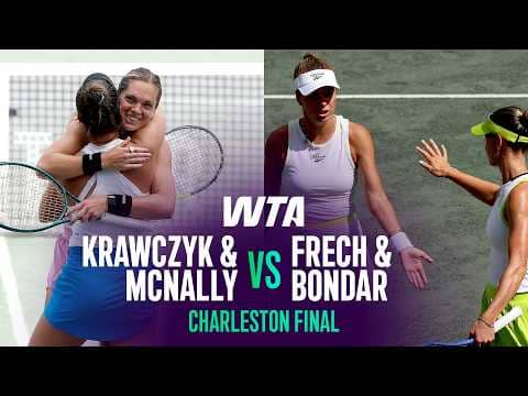 Krawczyk/McNally vs. Frech/Bondar | 2026 Charleston Open Doubles Final | WTA Match Highlights