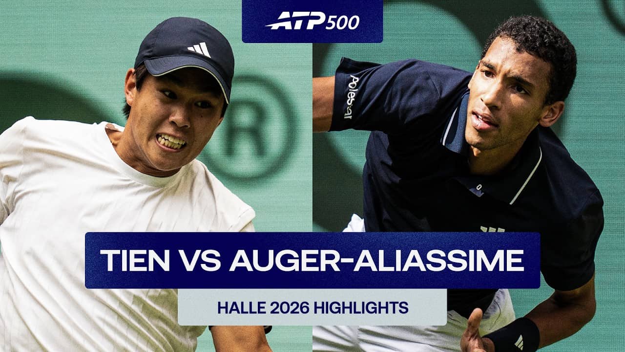 Learner Tien vs. Felix Auger-Aliassime Highlights | Halle 2026 Round 2
