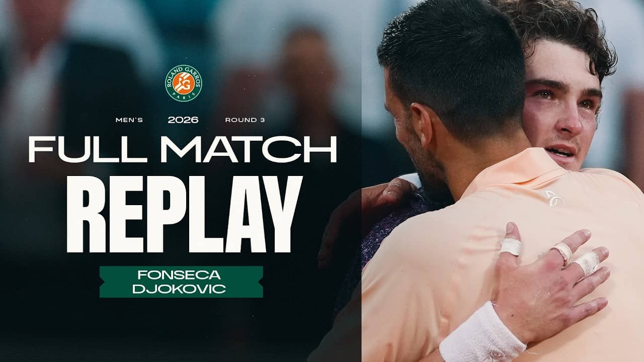 Fonseca vs Djokovic | Full match | Roland-Garros Round 3 2026