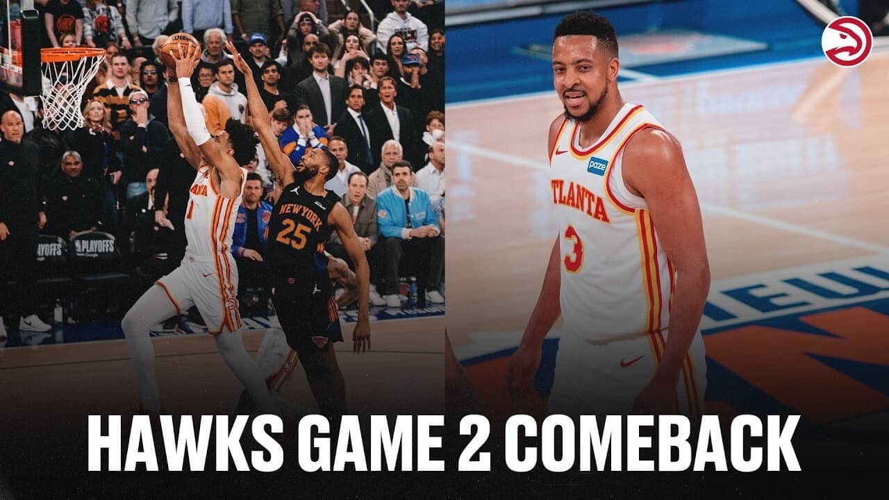Cinematic Highlights 🎞️ Hawks Stage 4th-Quarter Comeback at The Garden