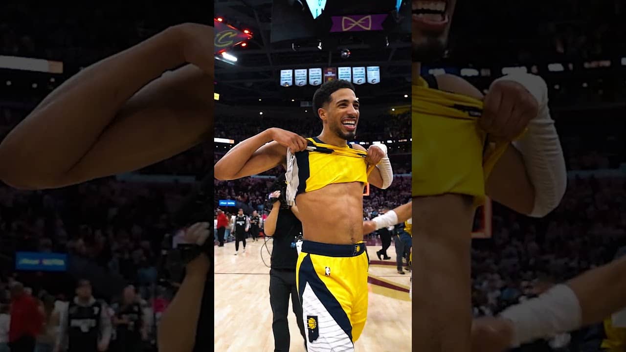 Last Year, Tyrese Haliburton Hit a Game-Winning Three with 1.1 Seconds Remaining in Cleveland