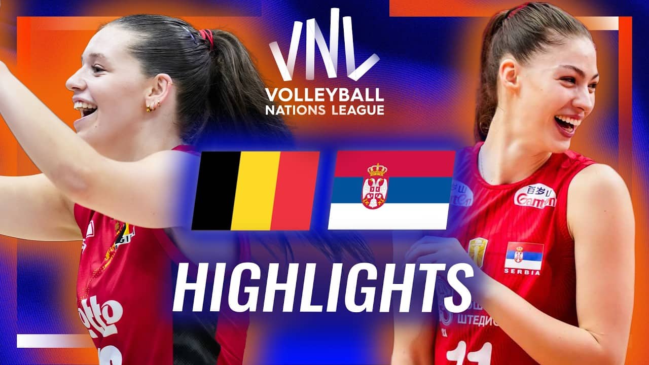 Belgium 🇧🇪 vs. Serbia 🇷🇸 - Highlights | Week 1 | Women's VNL 2026