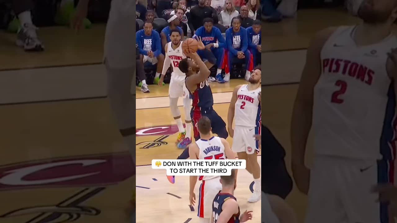 👀 SPIDA coming out HOT! #cavs #nbaplayoffs #basketball #cleveland #donovanmitchell