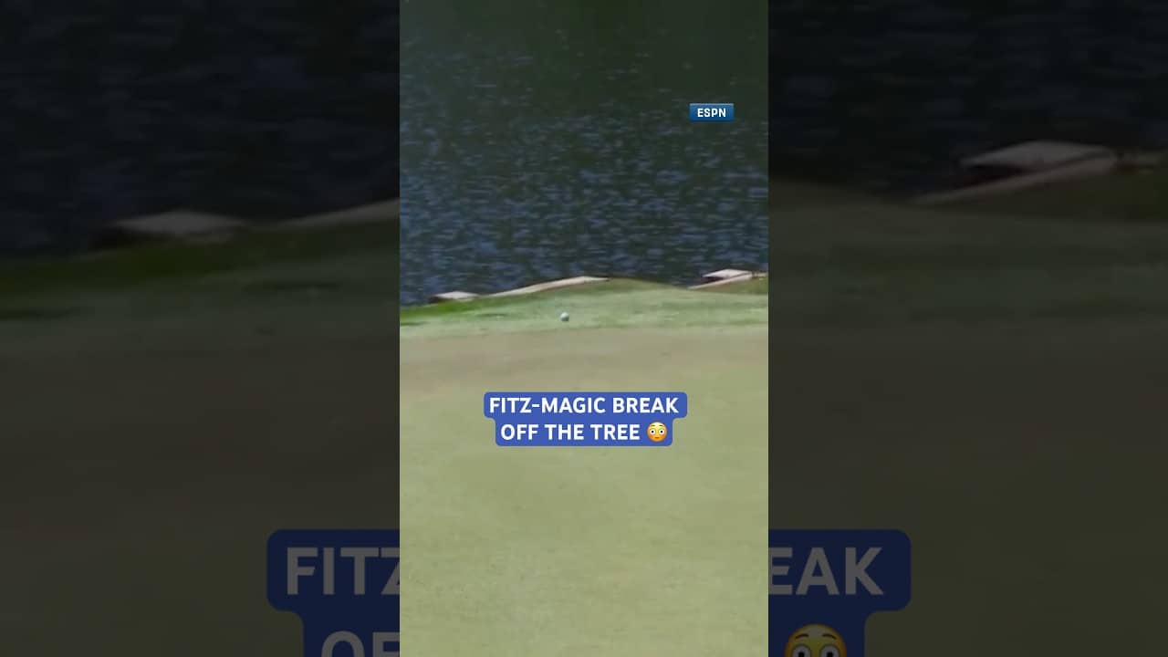 Matt Fitzpatrick with one of the most ridiculous birdies you’ll see all season 🤯