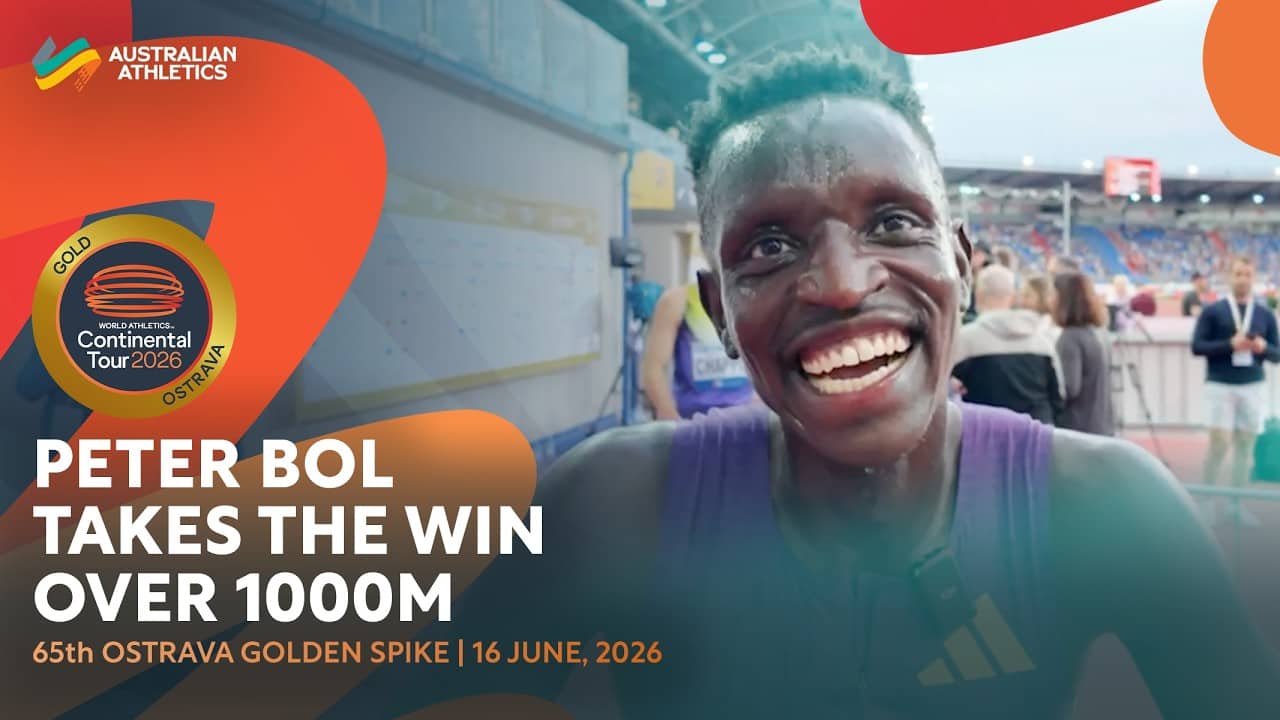 Peter Bol claims the 1000m victory in Ostrava | 2026 Ostrava Golden Spike