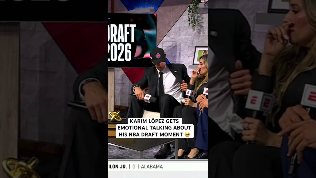 Karim López on what being drafted into the NBA means to him