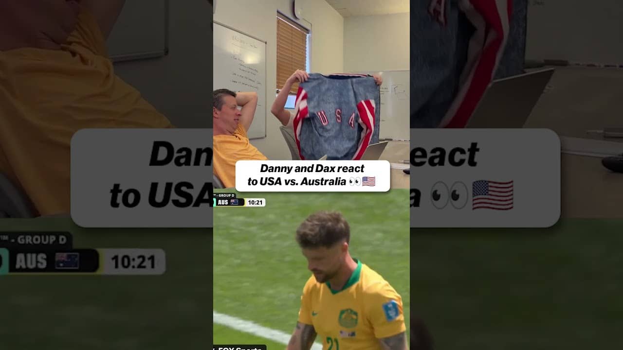 Danny and Dax reacts to USA vs. Australia 🇺🇸🤩