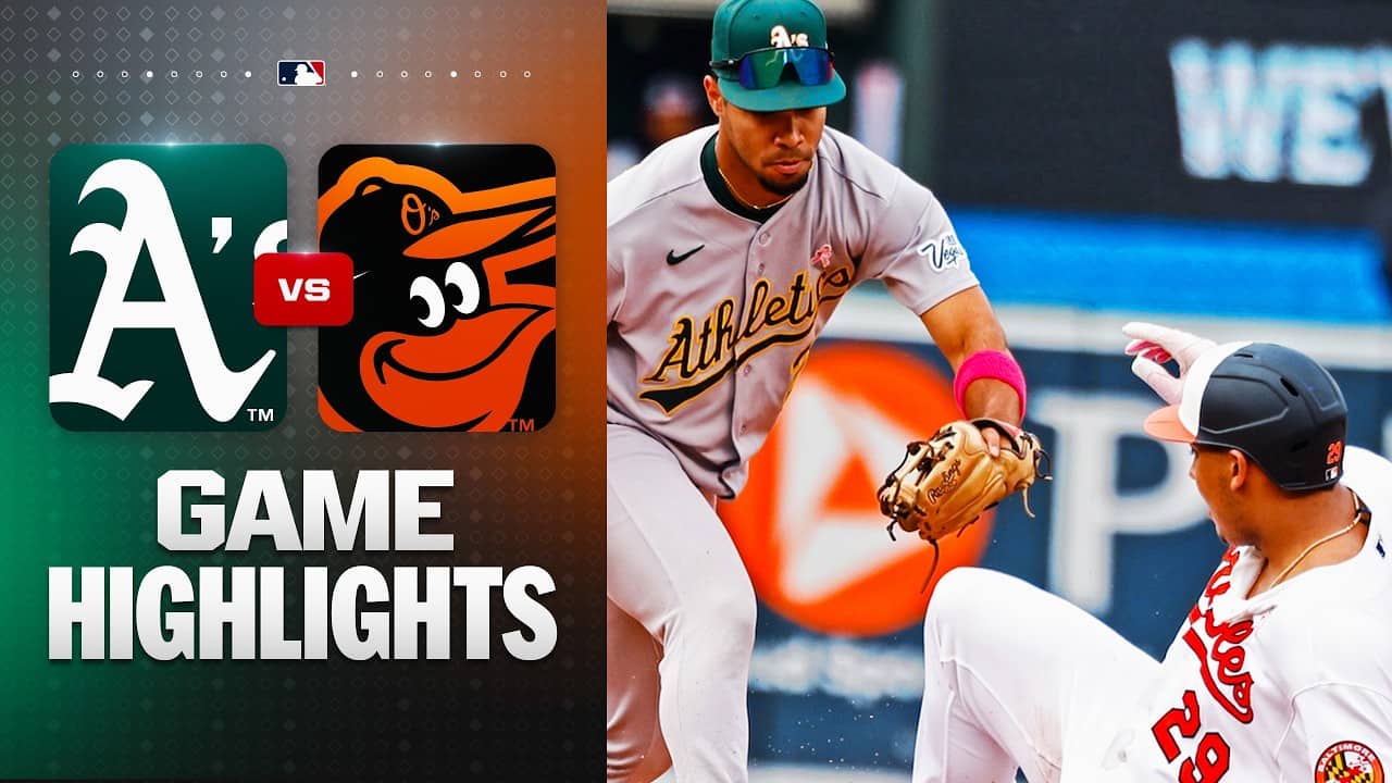 A's vs. Orioles Game Highlights (5/10/26) | MLB Highlights