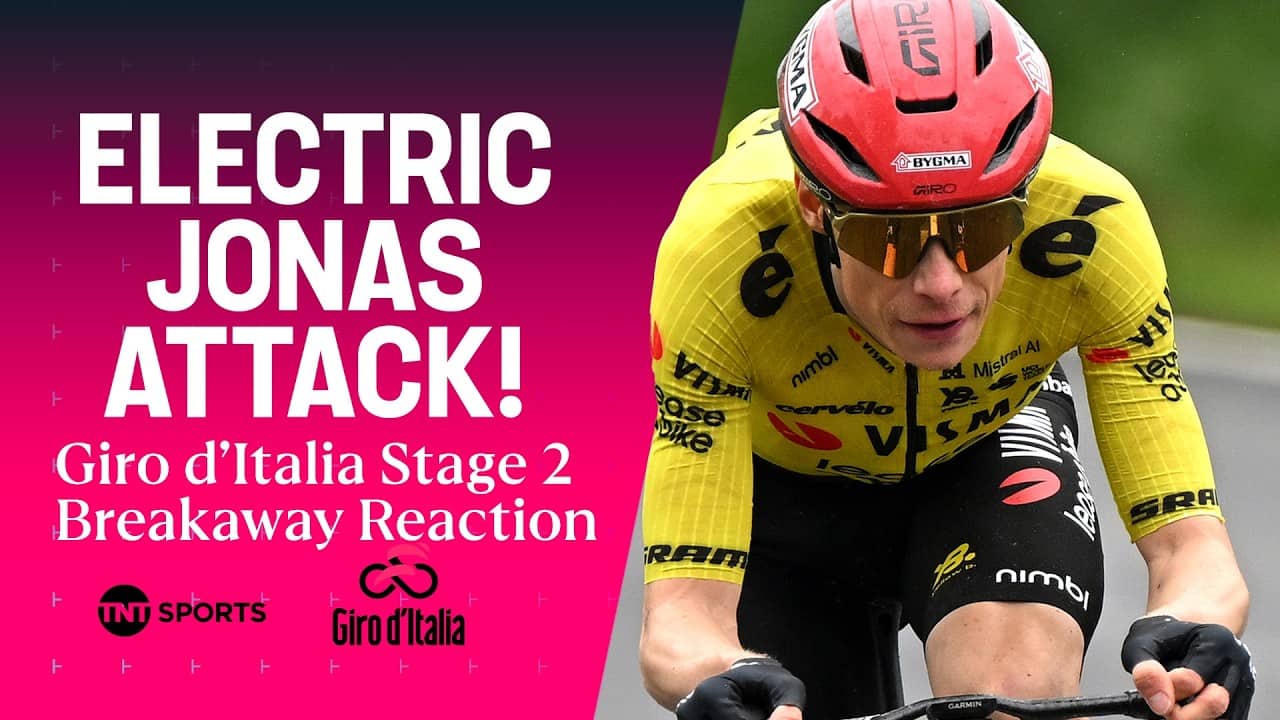 Giro d'Italia Stage 2 REACTION: Jonas Vingegaard's late attack falls short 😭