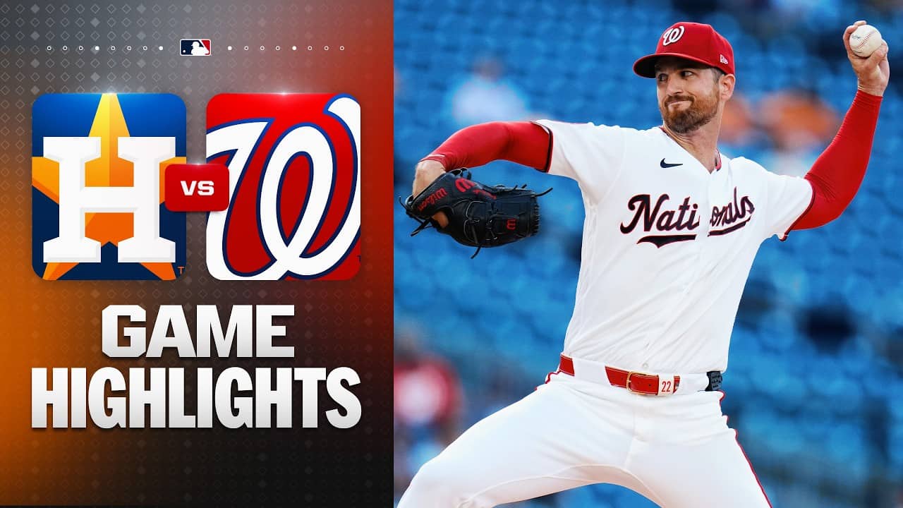 Astros vs. Nationals Game Highlights (7/8/26) | MLB Highlights