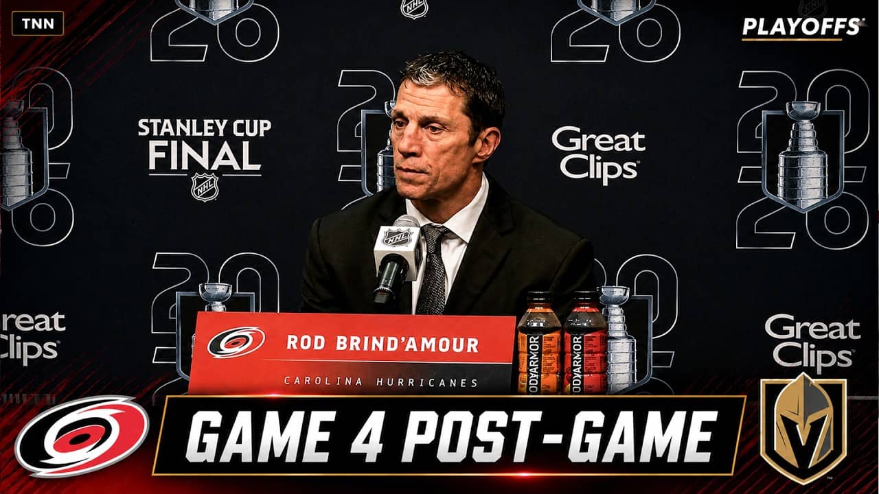 RAW - Rod Brind'Amour | 06-09-2026 - Game 4 Post-Game
