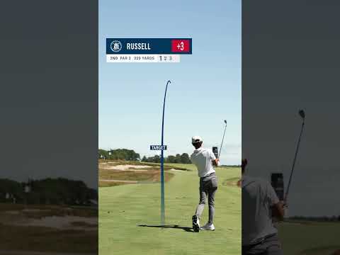Three holes with amateurs Jackson Koivun and Miles Russell on moving day.