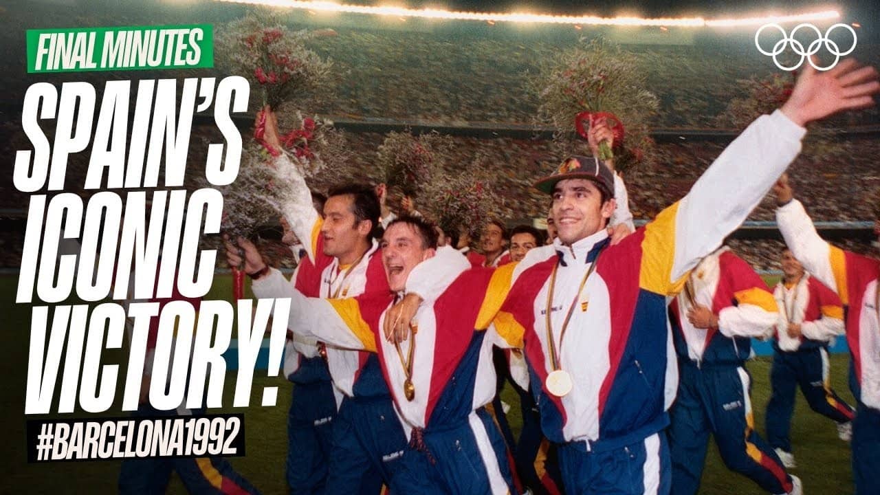 Spain's ICONIC Victory at Barcelona 1992! ⚽️🇪🇸 | Final Minutes