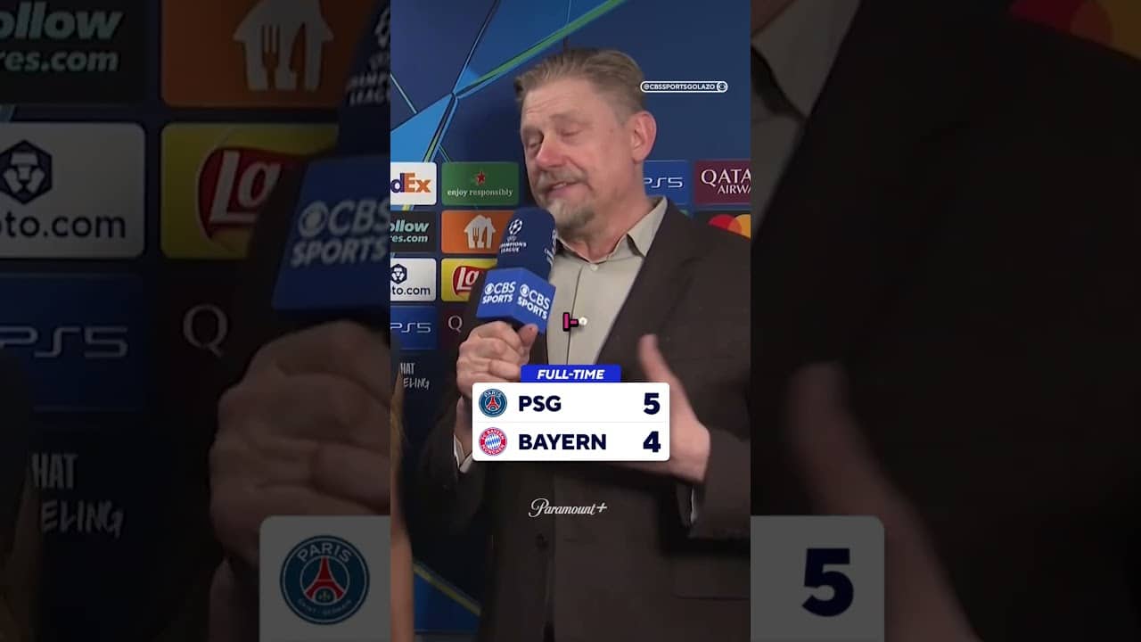 Peter Schmeichel was SHOCKED 😅 #UCLToday #UCL #ChampionsLeague #PSGvsBayern