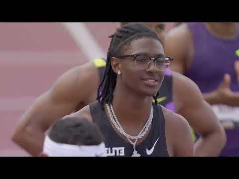 Tate Taylor Runs 19.97 and Breaks His Own High School National Record in the Men's 200m | USATF
