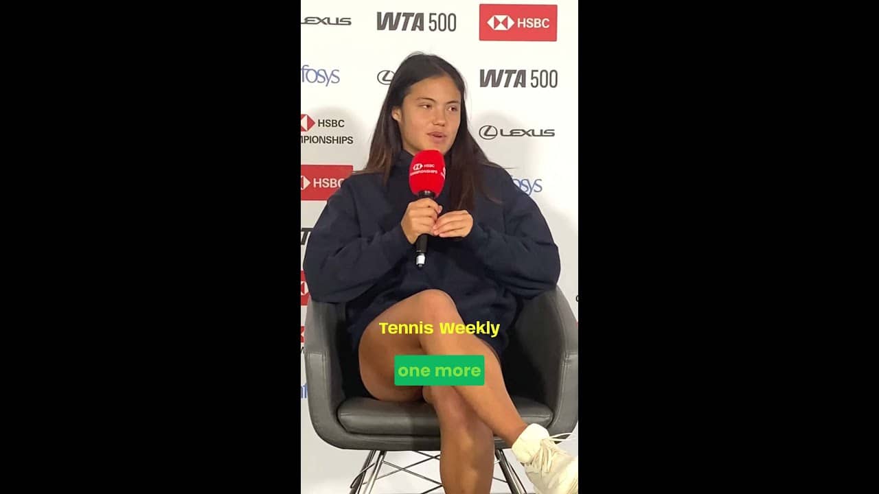 Emma Raducanu Semifinal Press Conference HSBC Championships 13/06/2026