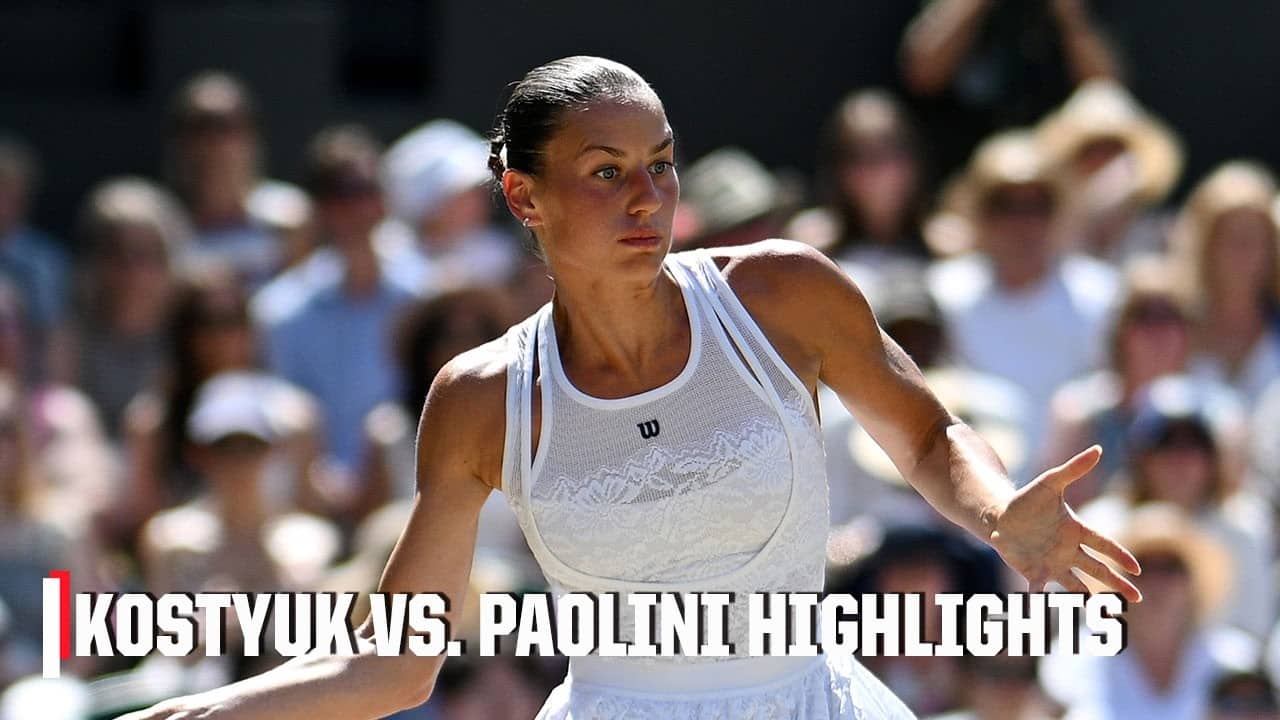 Quarterfinal: Marta Kostyuk vs. Jasmine Paolini | Full Game Highlights | 2026 Wimbledon