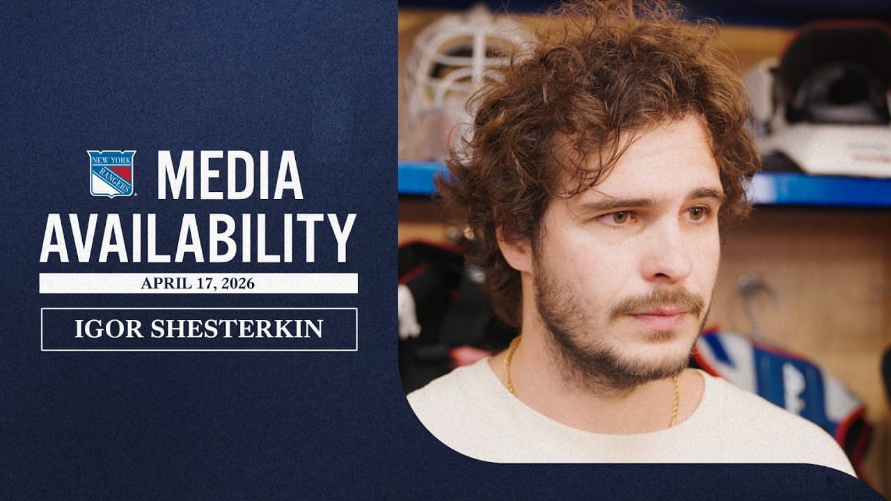 NYR 2026 Exit Day: Igor Shesterkin Media Availability | April 17, 2026