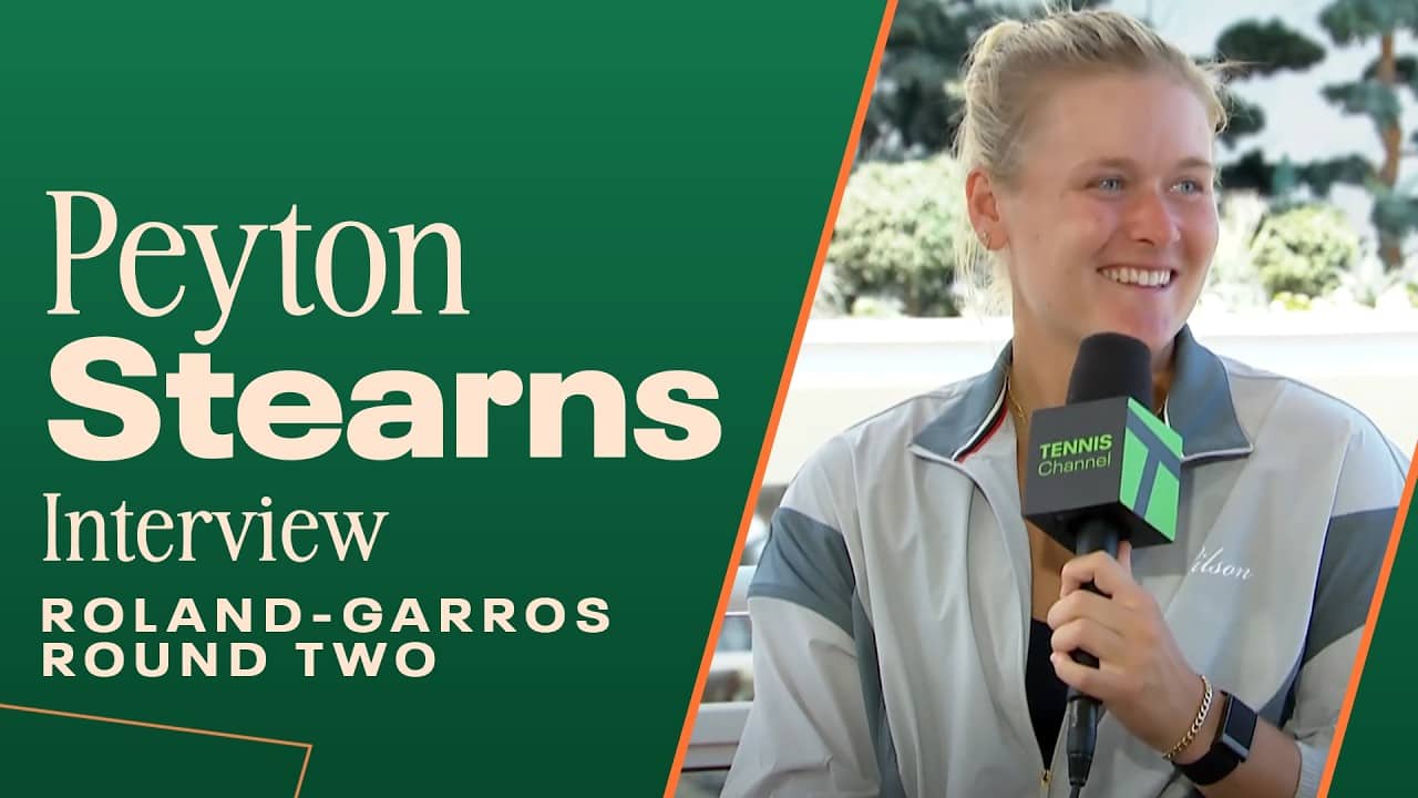 Peyton Stearns recounts when Dimitrov stayed with her family in Cincinnati 😂 | 2026 Roland Garros