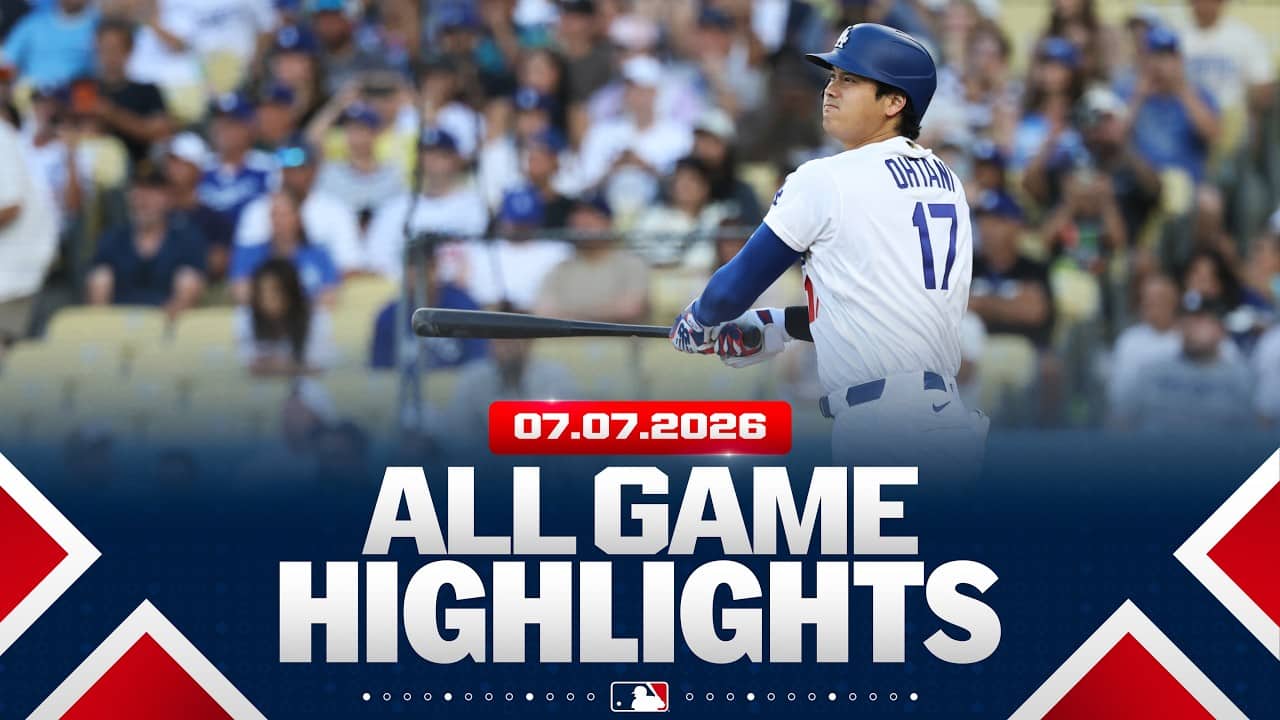 Highlights from ALL GAMES on 7/7 (Ohtani's 300th home run, O'Hearn's 3-HR, 10-RBI game and MORE!)