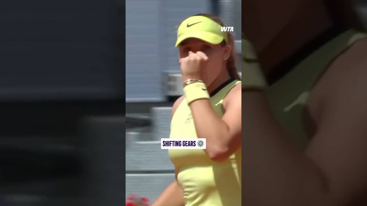 What a fight! 🔥#WTA #MMOPEN #MirraAndreeva