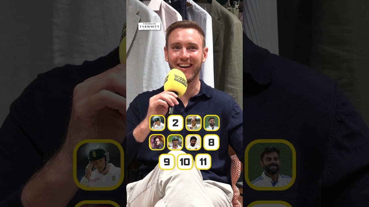 Stuart Broad didn't find it easy picking his ultimate Test XI of cricketers he’s played against 👀