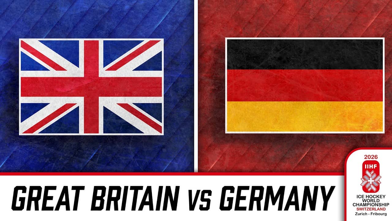 Watch Great Britain vs Germany at the 2026 IIHF World Championship 🇬🇧🇩🇪🏒
