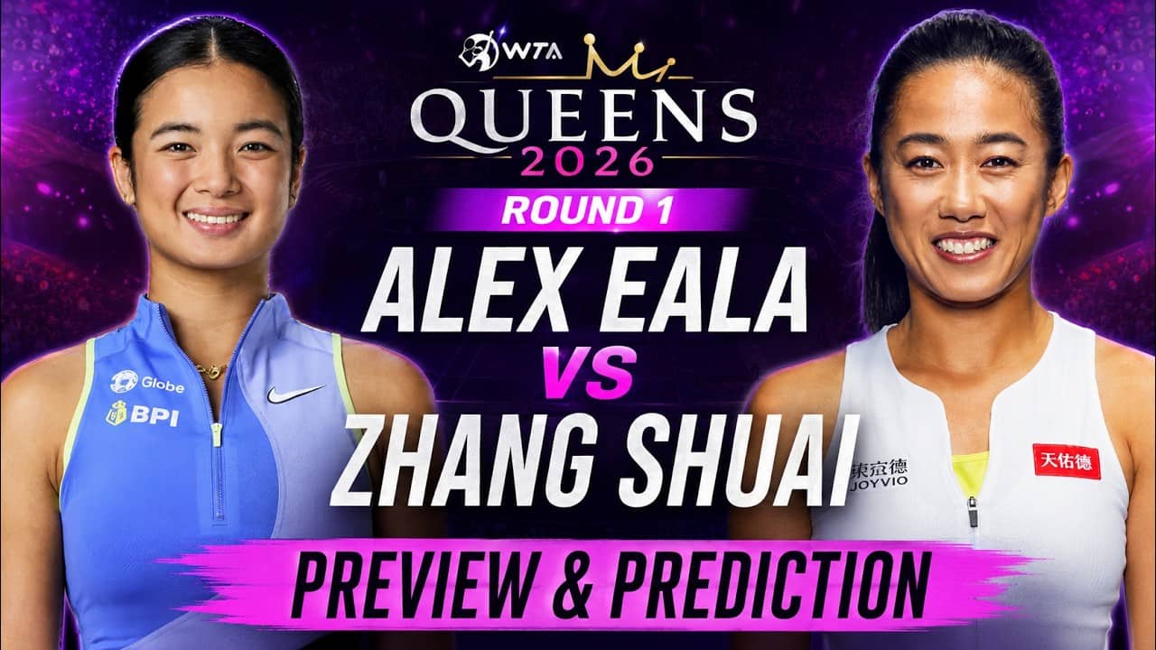 Alex Eala vs Zhang Shuai | WTA Queens 2026 Round 1 | PREVIEW & PREDICTION